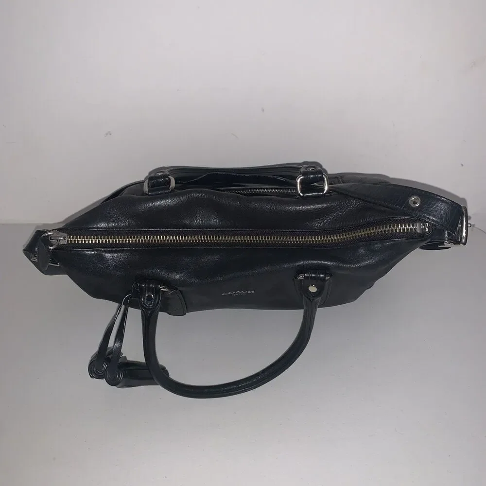 Coach Legacy Rory 19892 Black Quality Leather Satchel/Shoulder Bag Classic